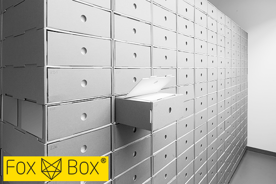 Foxbox® Regalsystem aus Archivkarton 